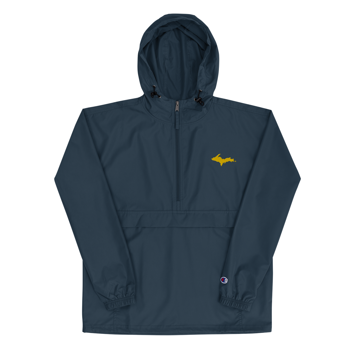 Upper Peninsula Packable Wind & Rain Jacket (w/ Gold UP Outline)