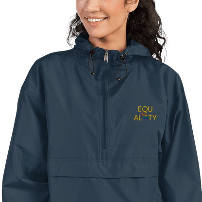 Michigan 'Equality' Wind & Rain Jacket (w/ LGBTQ Pride Colors) - Circumspice Michigan