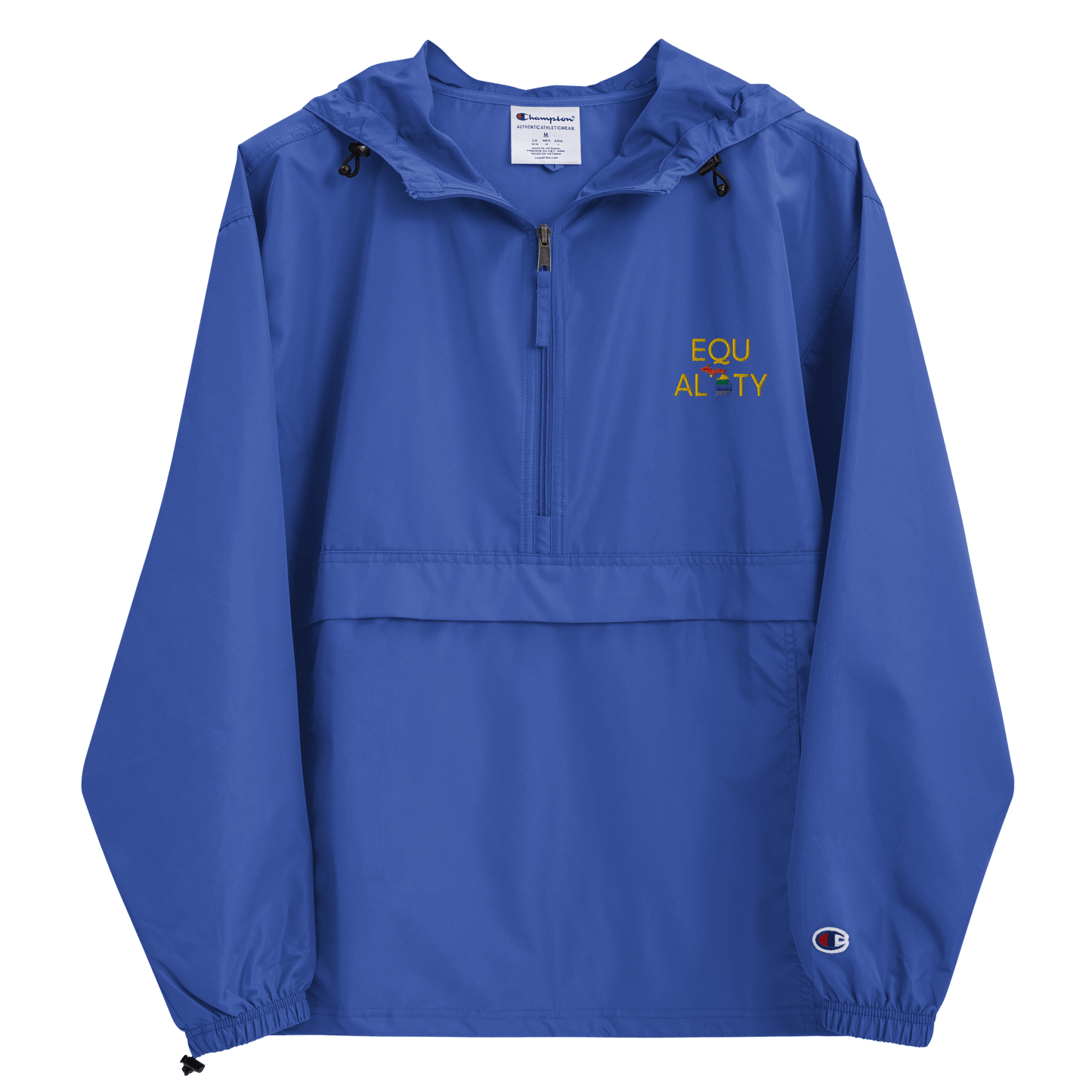 Michigan 'Equality' Wind & Rain Jacket (w/ LGBTQ Pride Colors) - Circumspice Michigan