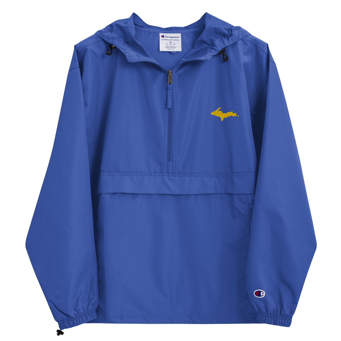 Upper Peninsula Packable Wind & Rain Jacket (w/ Gold UP Outline)