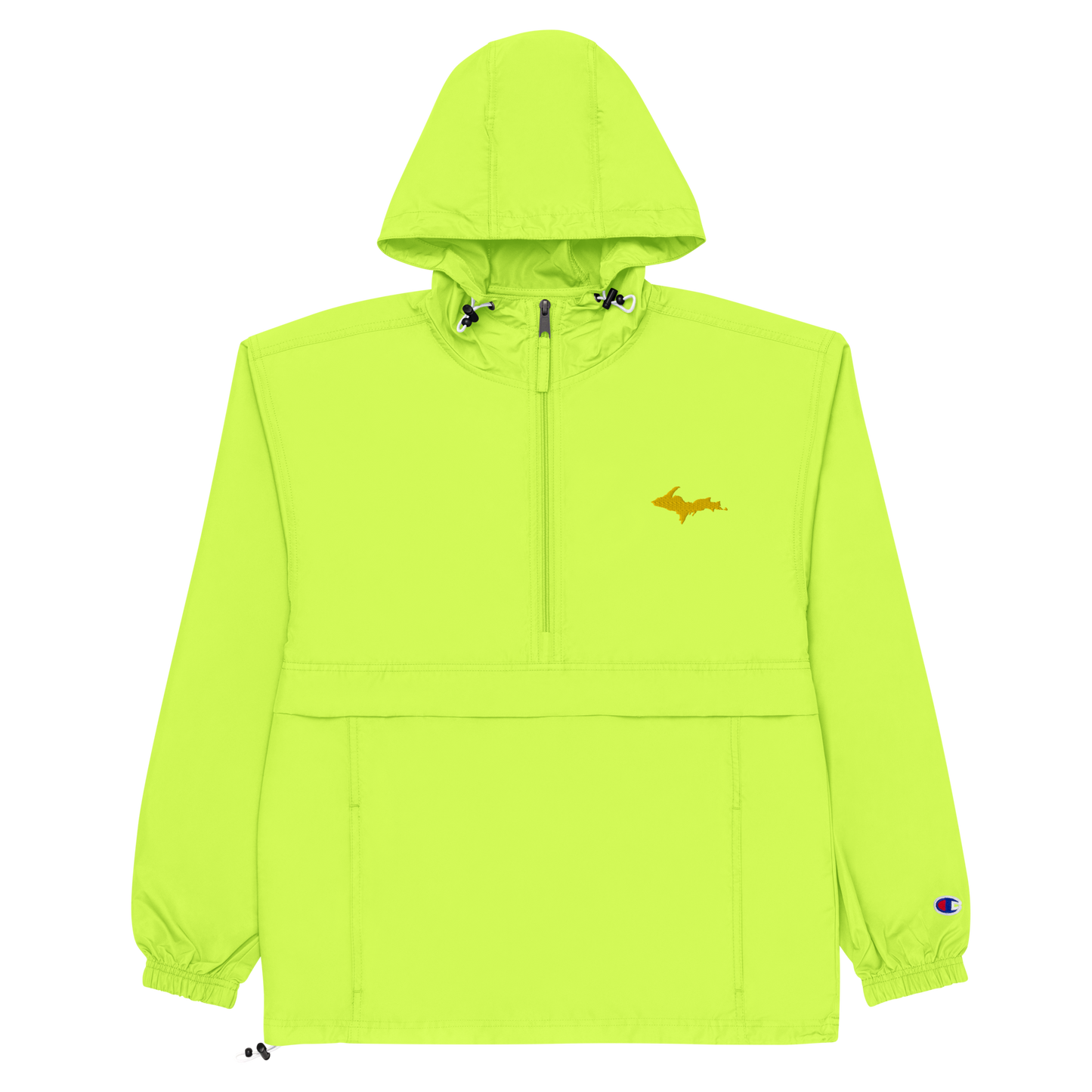 Upper Peninsula Packable Wind & Rain Jacket (w/ Gold UP Outline)