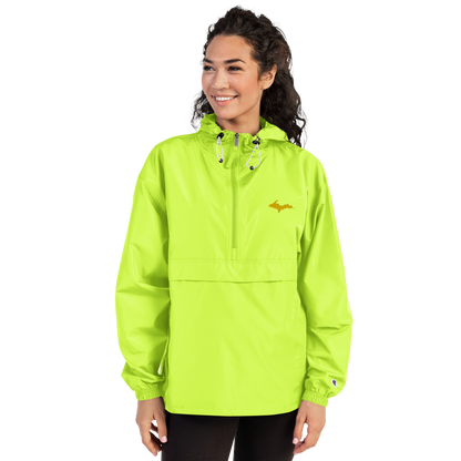 Upper Peninsula Packable Wind & Rain Jacket (w/ Gold UP Outline)