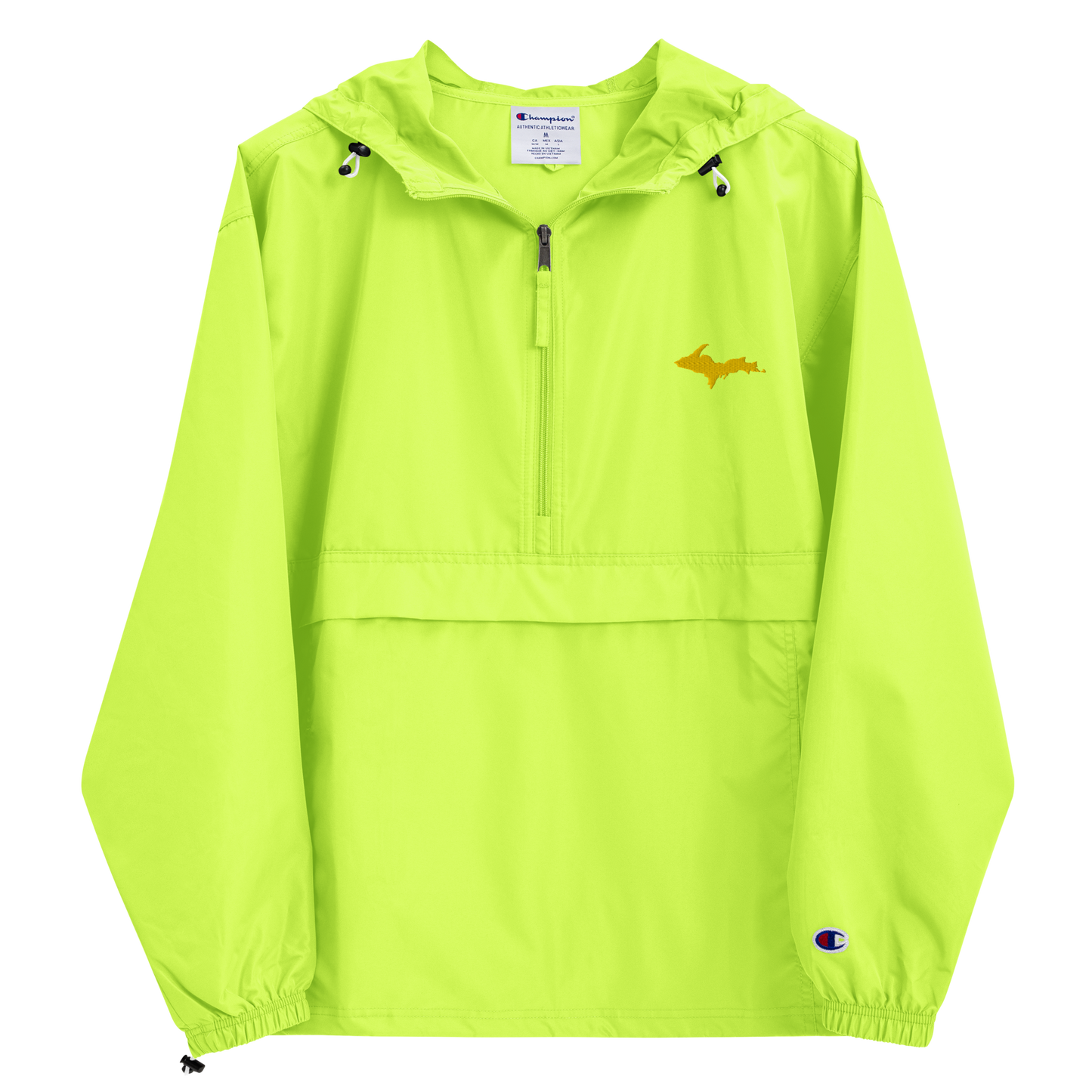 Upper Peninsula Packable Wind & Rain Jacket (w/ Gold UP Outline)