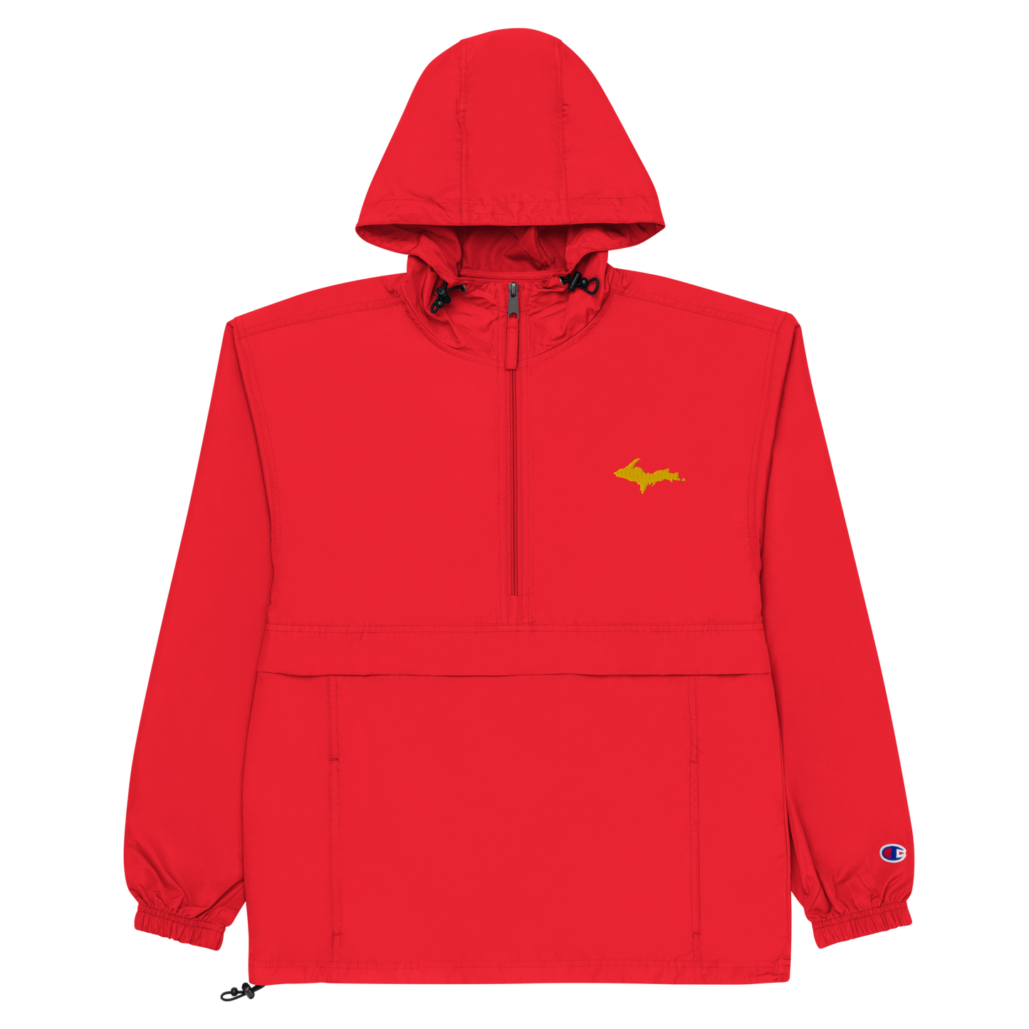 Upper Peninsula Packable Wind & Rain Jacket (w/ Gold UP Outline)