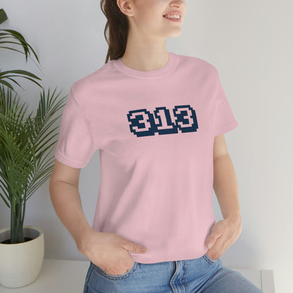 Detroit '313' T-Shirt (Arcade Font) | Unisex Standard Fit