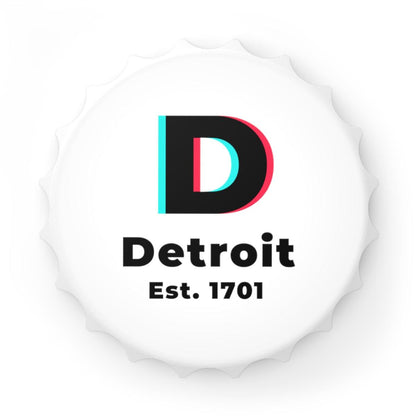 'Detroit Est. 1701' Bottle Opener (Social Media Parody) - Circumspice Michigan