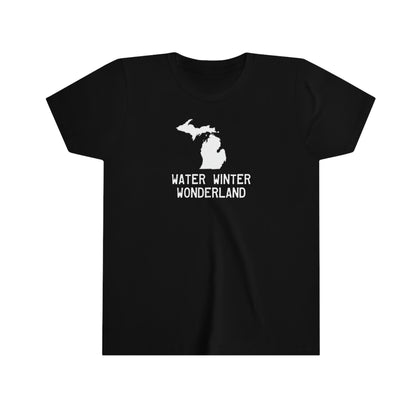 Michigan 'Water Winter Wonderland' T-Shirt | Youth Short Sleeve