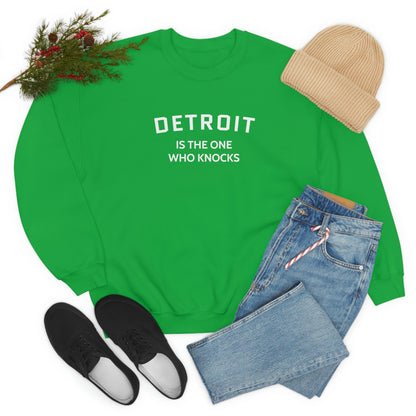 'Detroit is the One Who Knocks' Sweatshirt | Unisex Standard