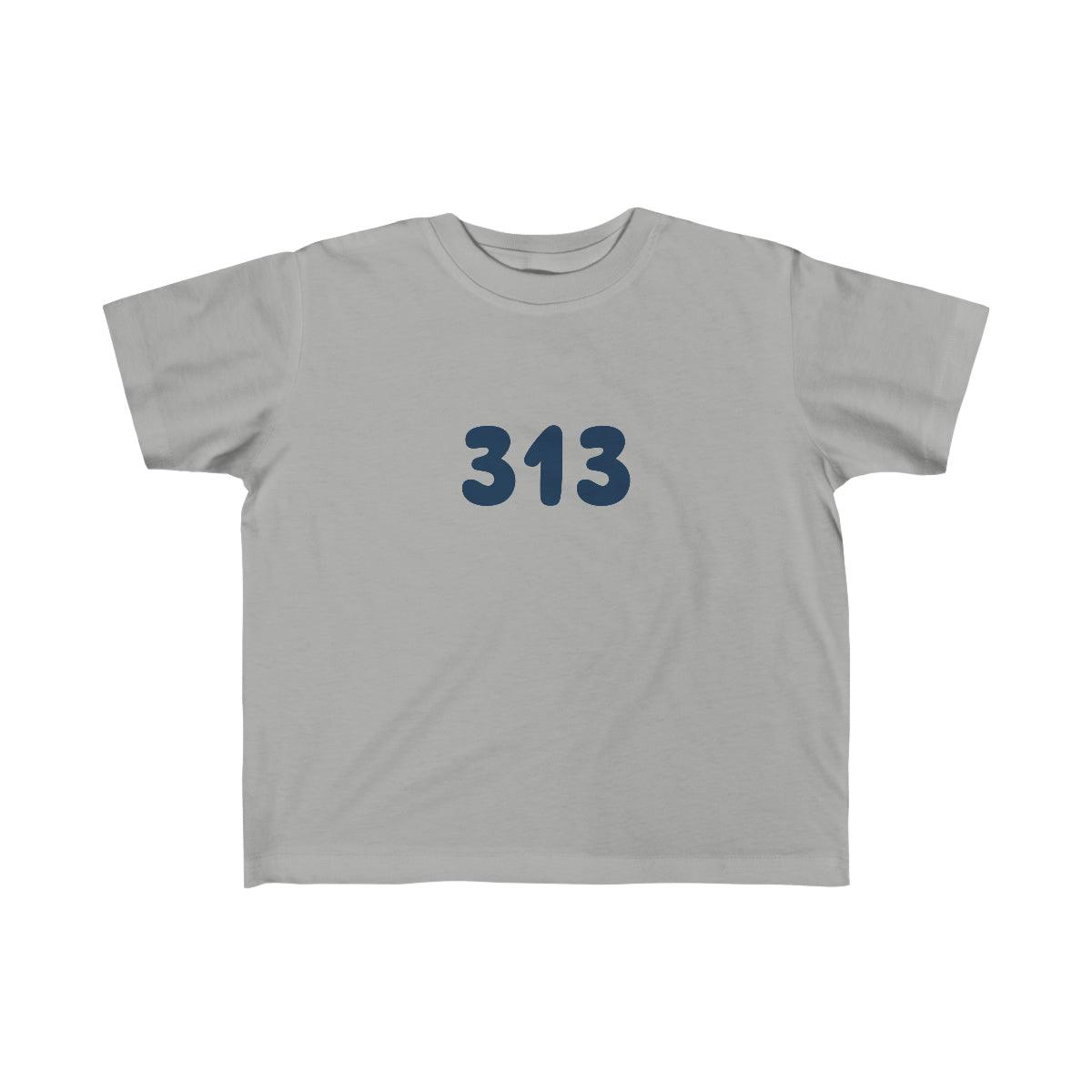 Detroit '313' T-Shirt | Toddler Short Sleeve - Circumspice Michigan