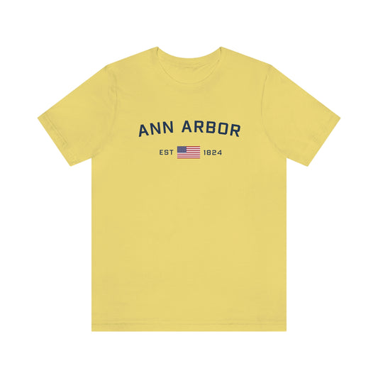 'Ann Arbor EST 1824' T-Shirt | Unisex Standard Fit