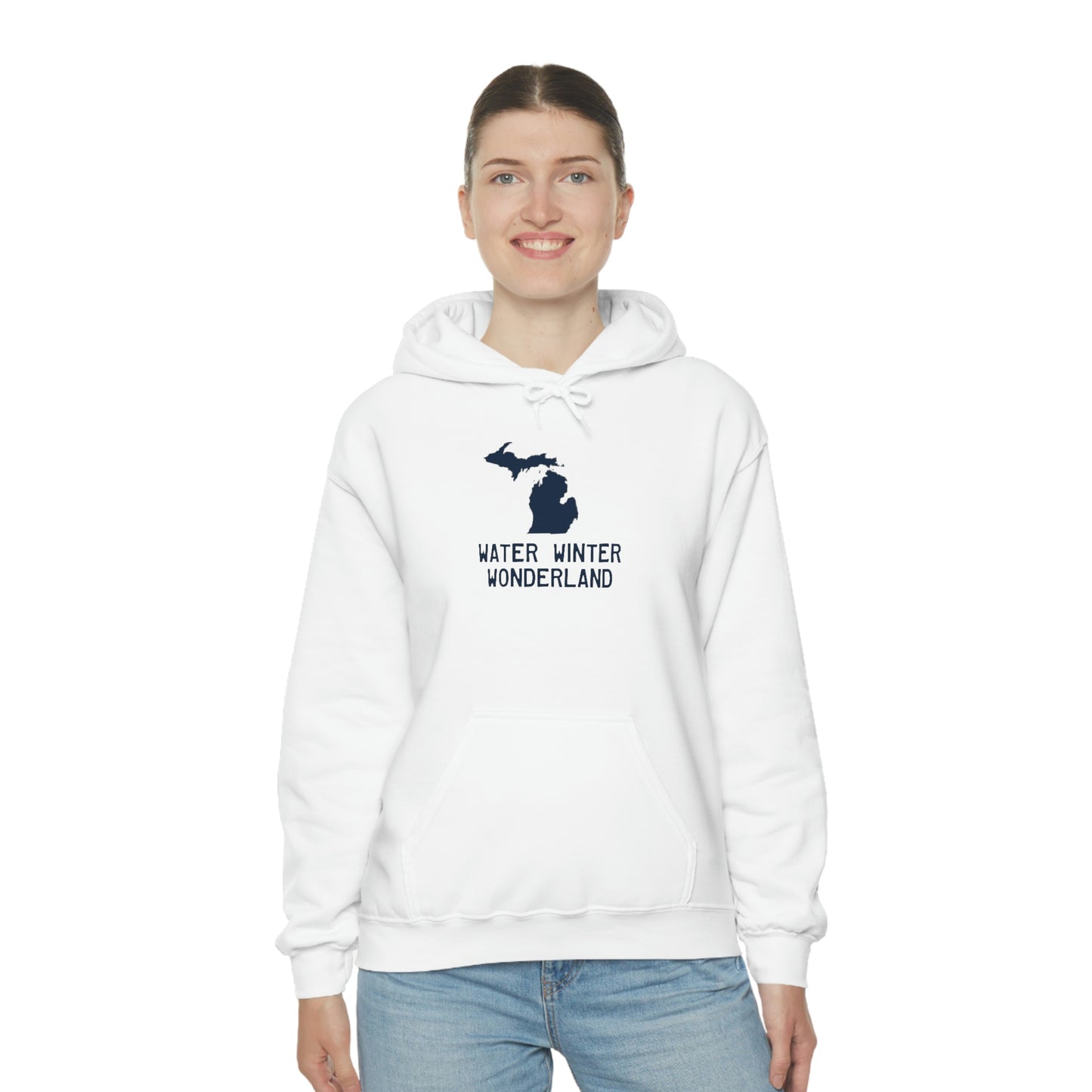 Michigan 'Water Winter Wonderland' Hoodie | Unisex Standard