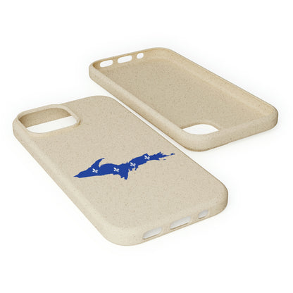 Michigan Upper Peninsula Biodegradable Phone Cases (w/ UP Quebec Flag Outline) | Apple iPhone