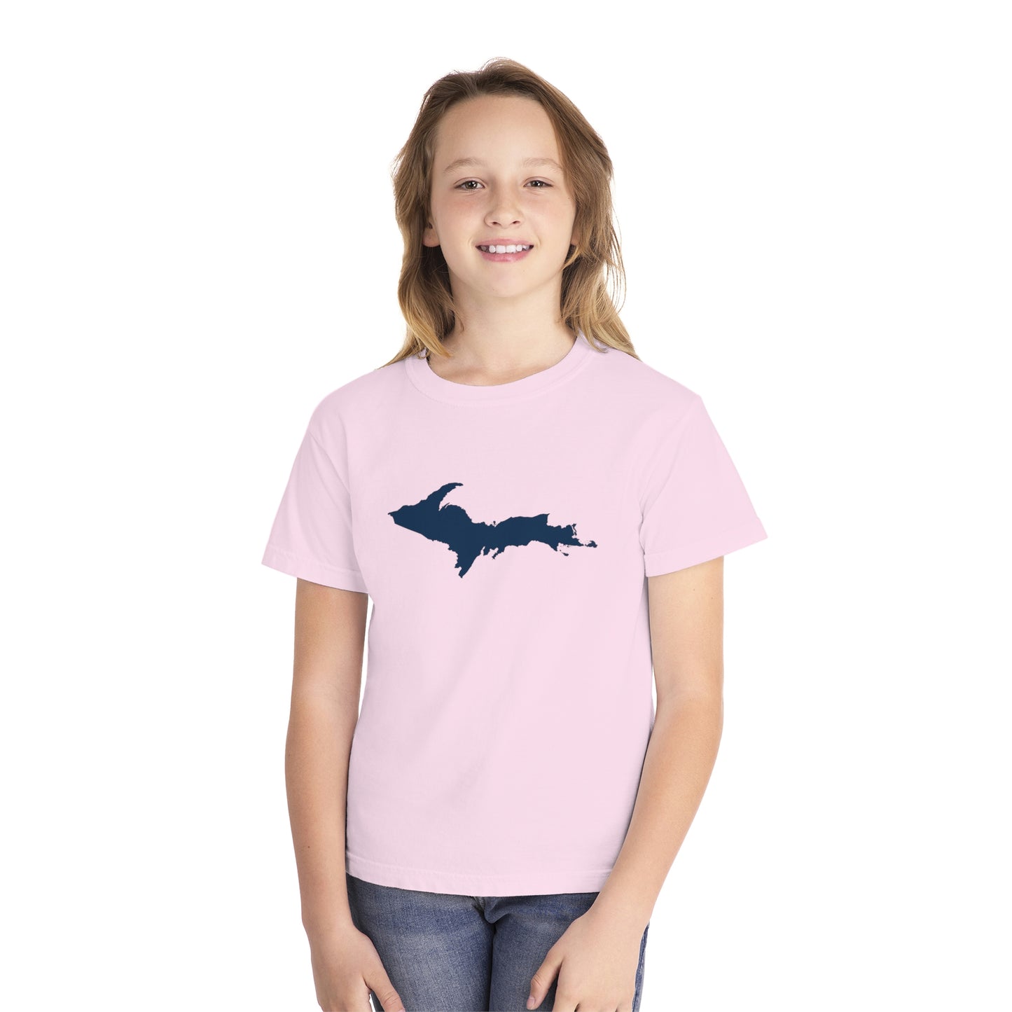 Michigan Upper Peninsula T-Shirt | Youth Garment-Dyed