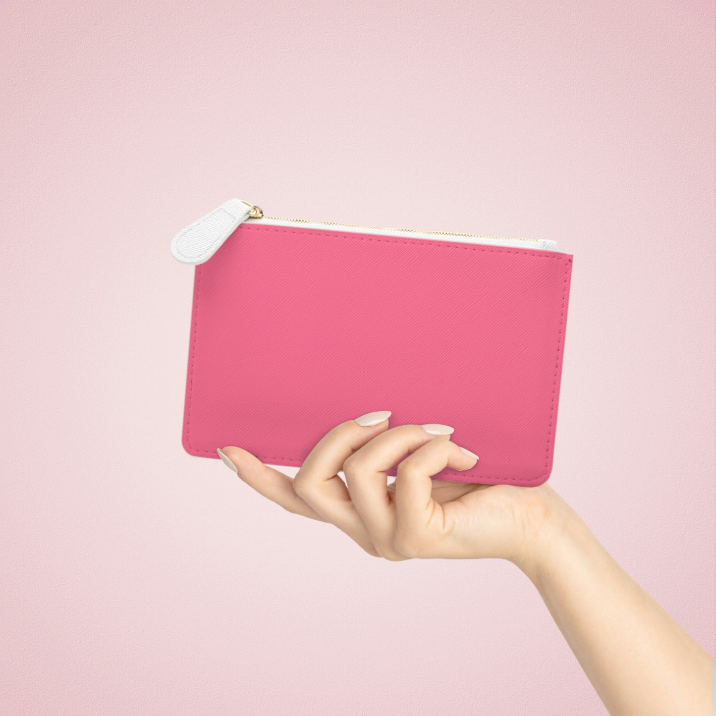 Michigan Upper Peninsula Mini Clutch Bag (Rhodochorsite Pink w/ UP Outline)