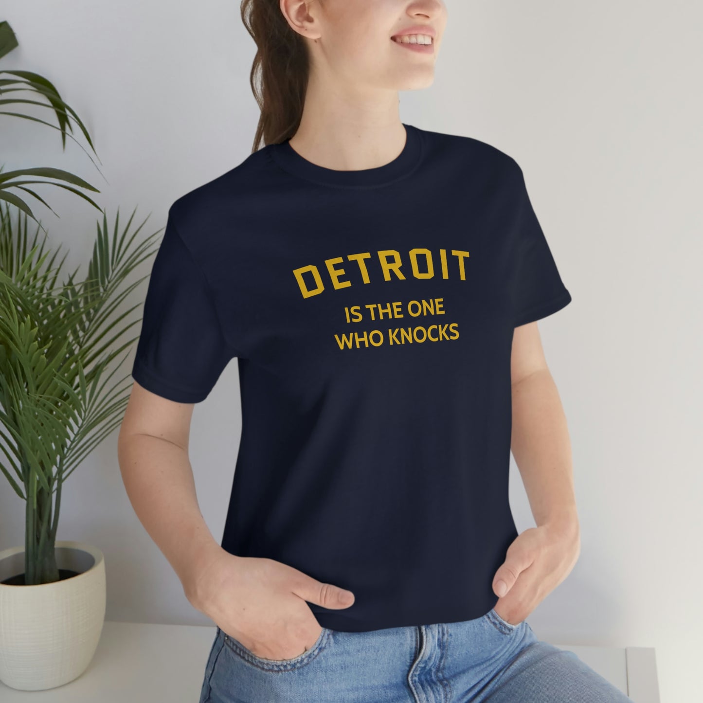 'Detroit is the One Who Knocks' T-Shirt | Unisex Standard Fit