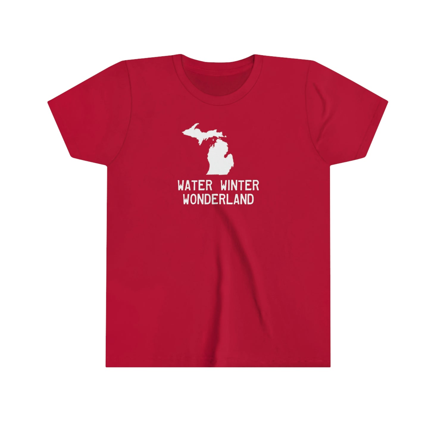 Michigan 'Water Winter Wonderland' T-Shirt | Youth Short Sleeve