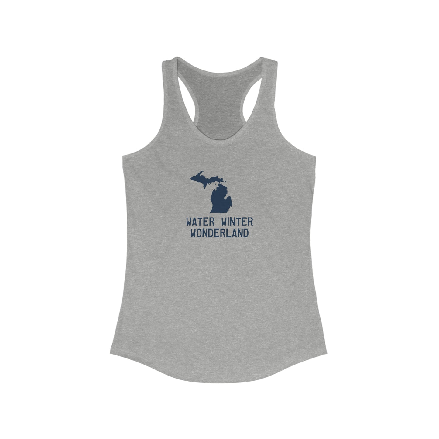 Michigan 'Water Winter Wonderland' Tank Top | Women's Racerback