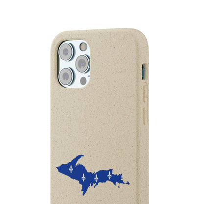 Michigan Upper Peninsula Biodegradable Phone Cases (w/ UP Quebec Flag Outline) | Apple iPhone