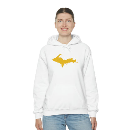 Michigan Upper Peninsula Hoodie (w/ Gold U.P. Outline) | Unisex Standard