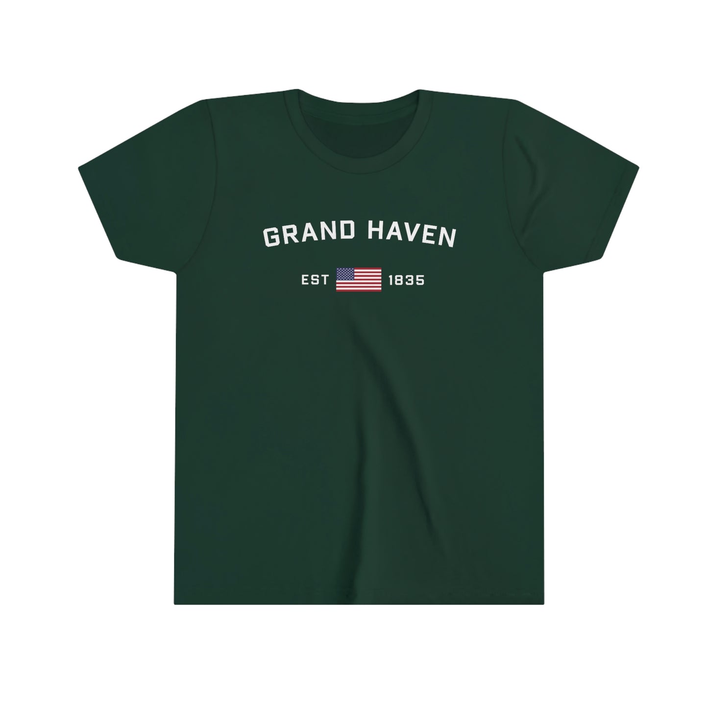 'Grand Haven EST 1835' T-Shirt | Youth Short Sleeve