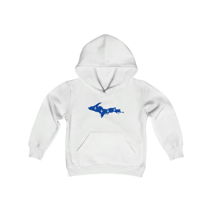 Michigan Upper Peninsula Hoodie (w/ UP Quebec Flag Outline)| Unisex Youth