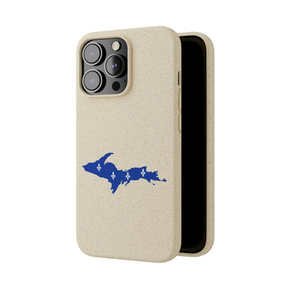 Michigan Upper Peninsula Biodegradable Phone Cases (w/ UP Quebec Flag Outline) | Apple iPhone