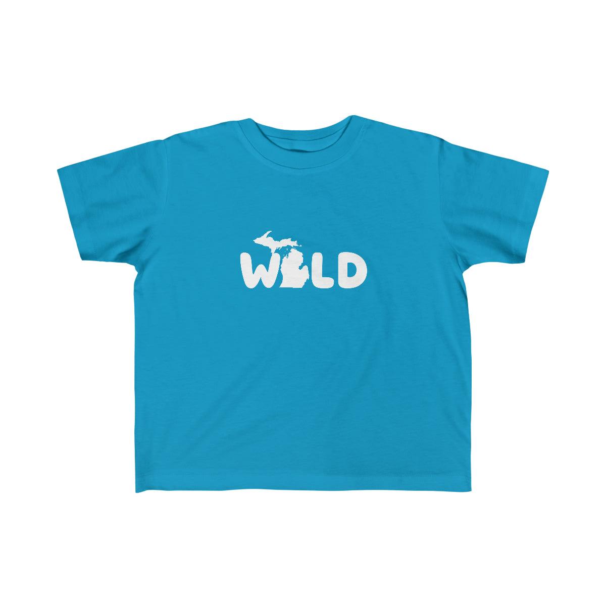 Michigan 'Wild' T-Shirt (Rounded Children's Font) | Toddler Short Sleeve - Circumspice Michigan