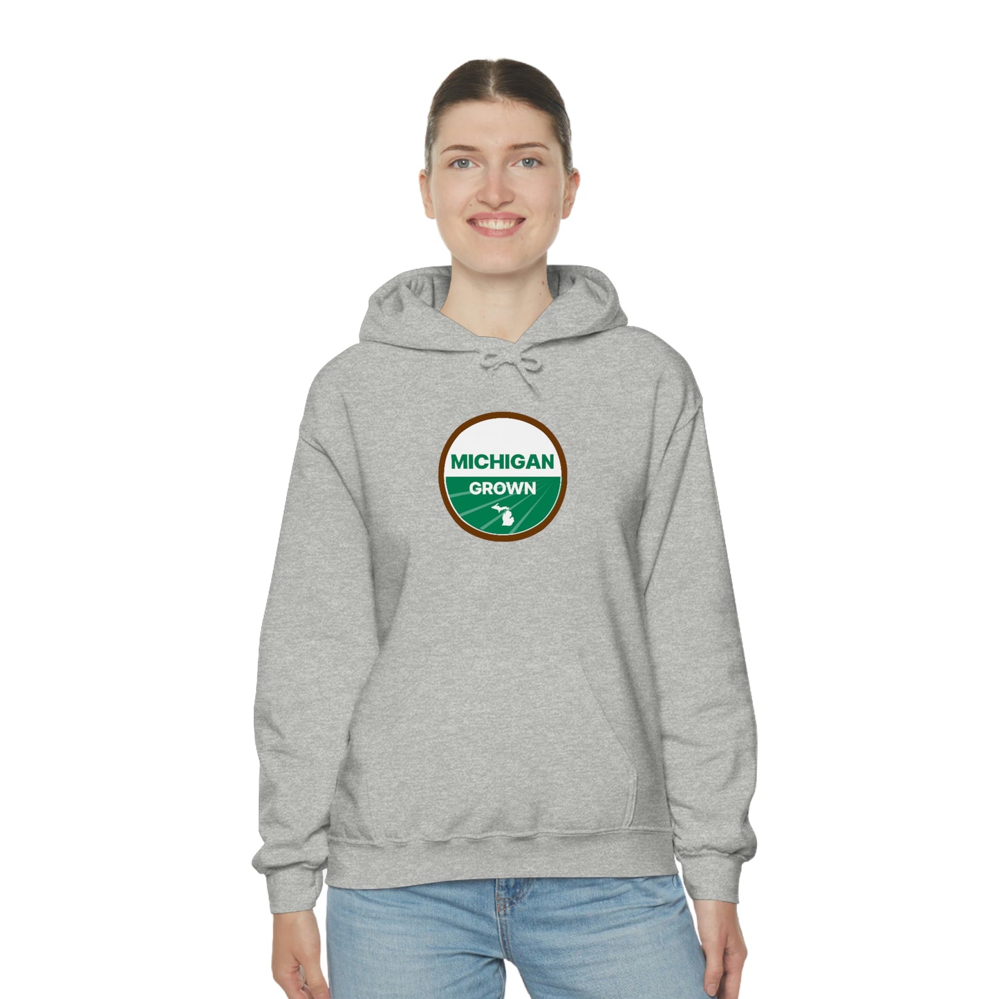 'Michigan Grown' Hoodie (Agricultural Certification Parody) | Unisex Standard