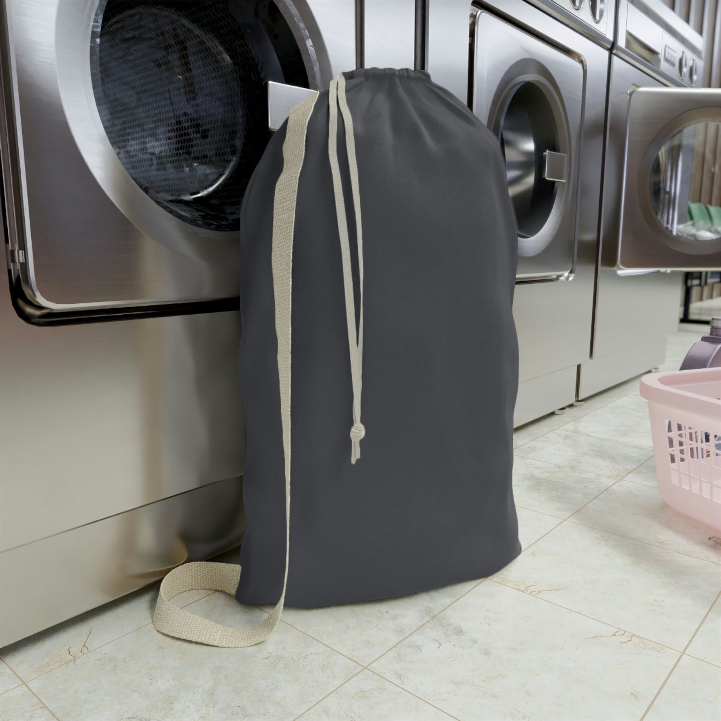 Michigan Upper Peninsula Laundry Bag (Iron Ore Grey w/ UP Outline)