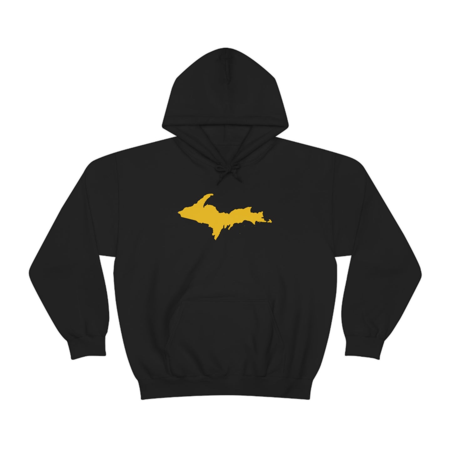 Michigan Upper Peninsula Hoodie (w/ Gold U.P. Outline) | Unisex Standard