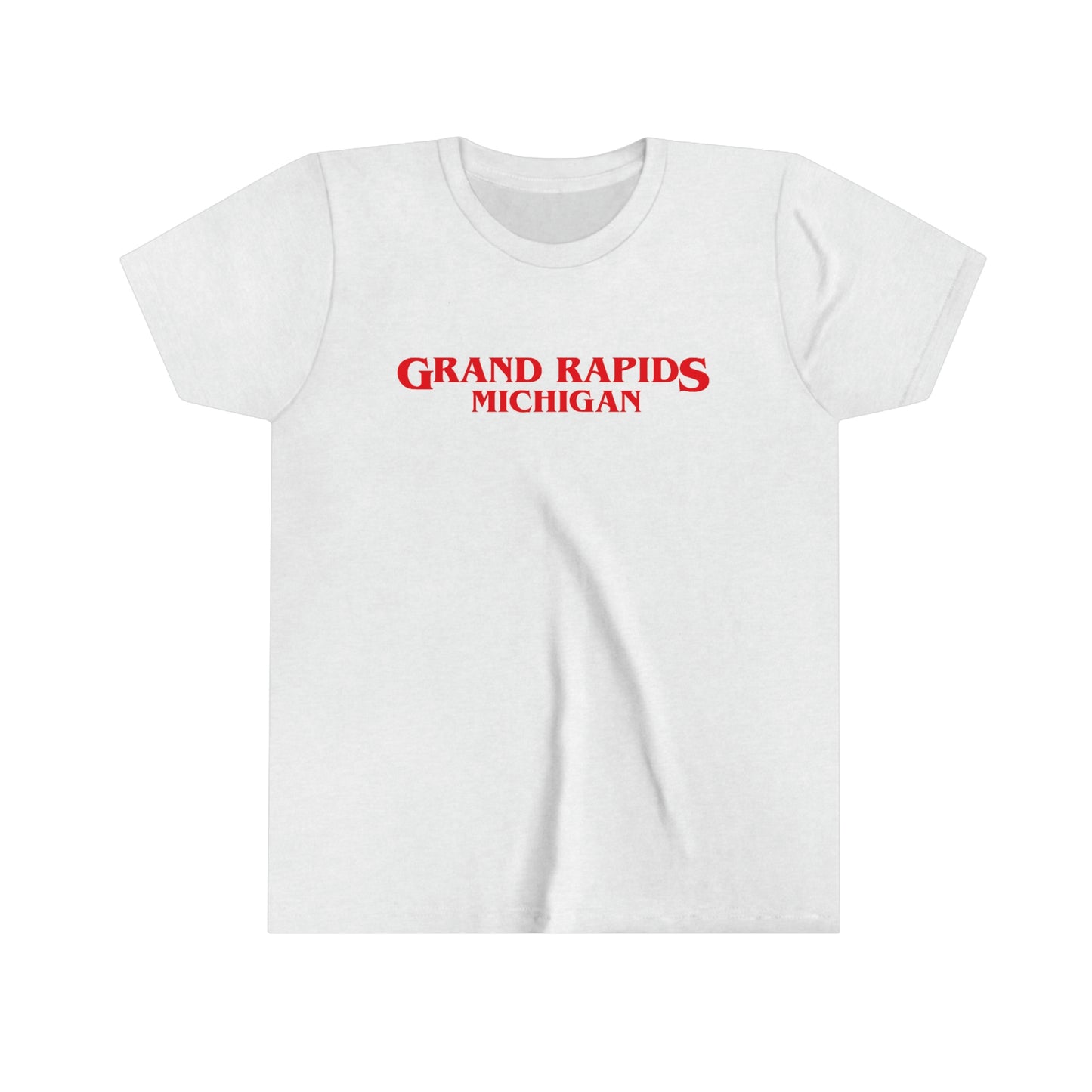 'Grand Rapids Michigan' T-Shirt (1980s Drama Parody) | Youth Short Sleeve