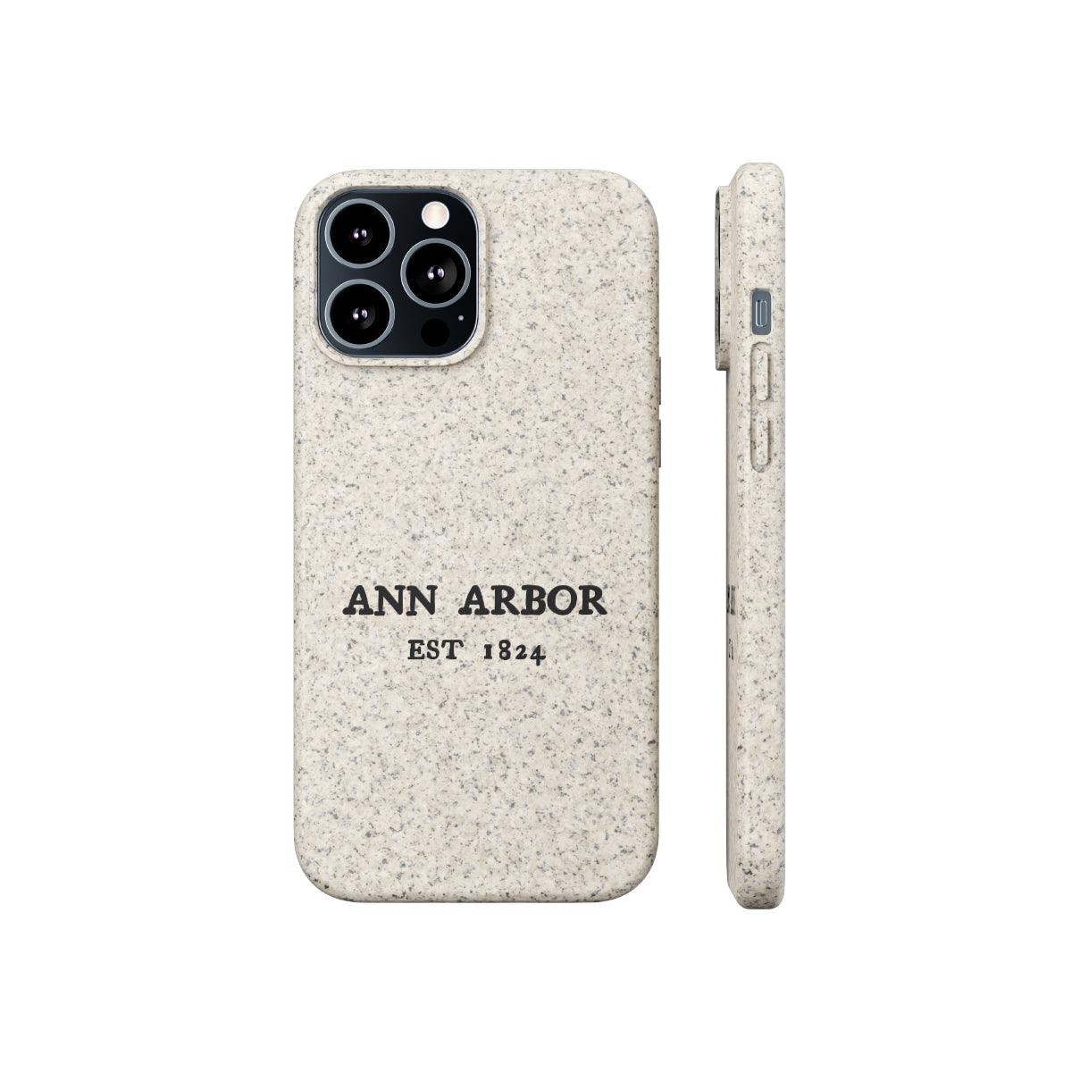 'Ann Arbor EST 1824' Phone Cases | Android & iPhone - Circumspice Michigan