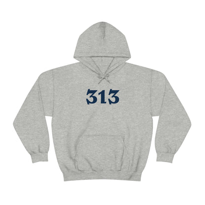 Detroit '313' Hoodie (Angry Serif Font) | Unisex Standard