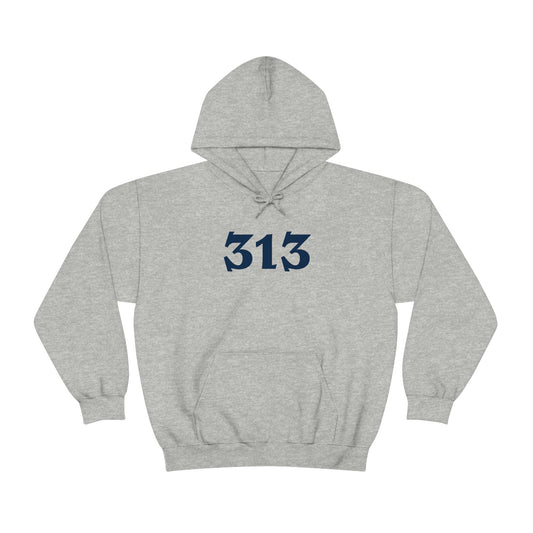 Detroit '313' Hoodie (Angry Serif Font) | Unisex Standard