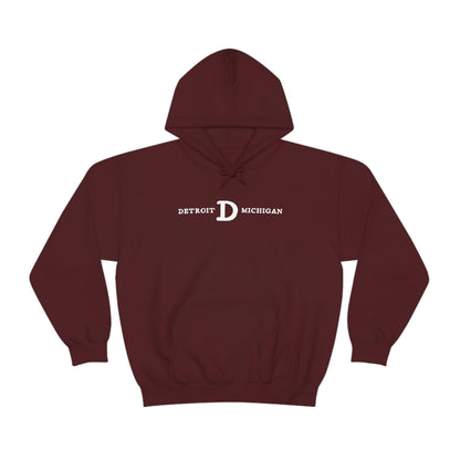 'Detroit Michigan' Hoodie (w/ Old French D) | Unisex Standard