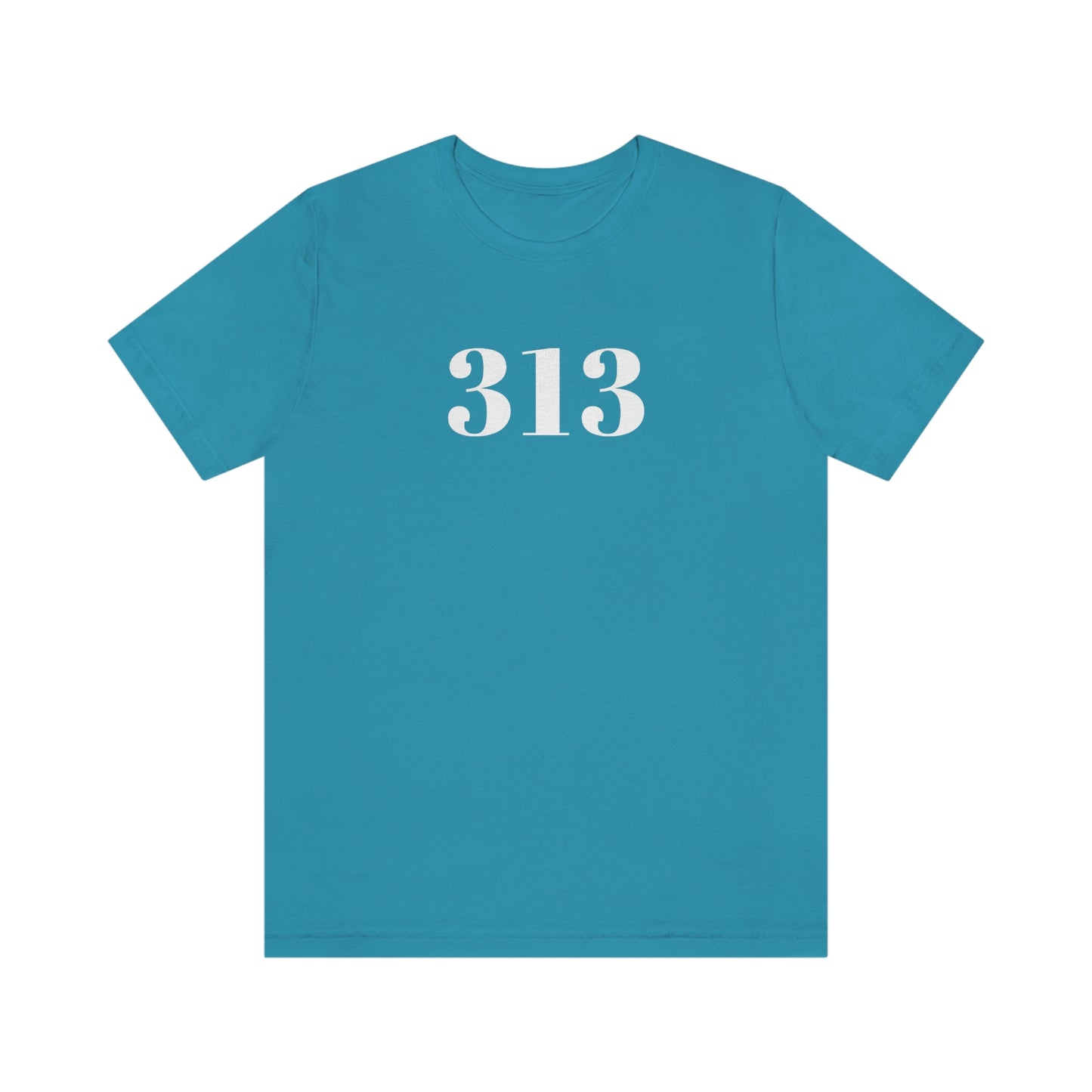 Detroit '313' T-Shirt (Didone Font) | Unisex Standard Fit