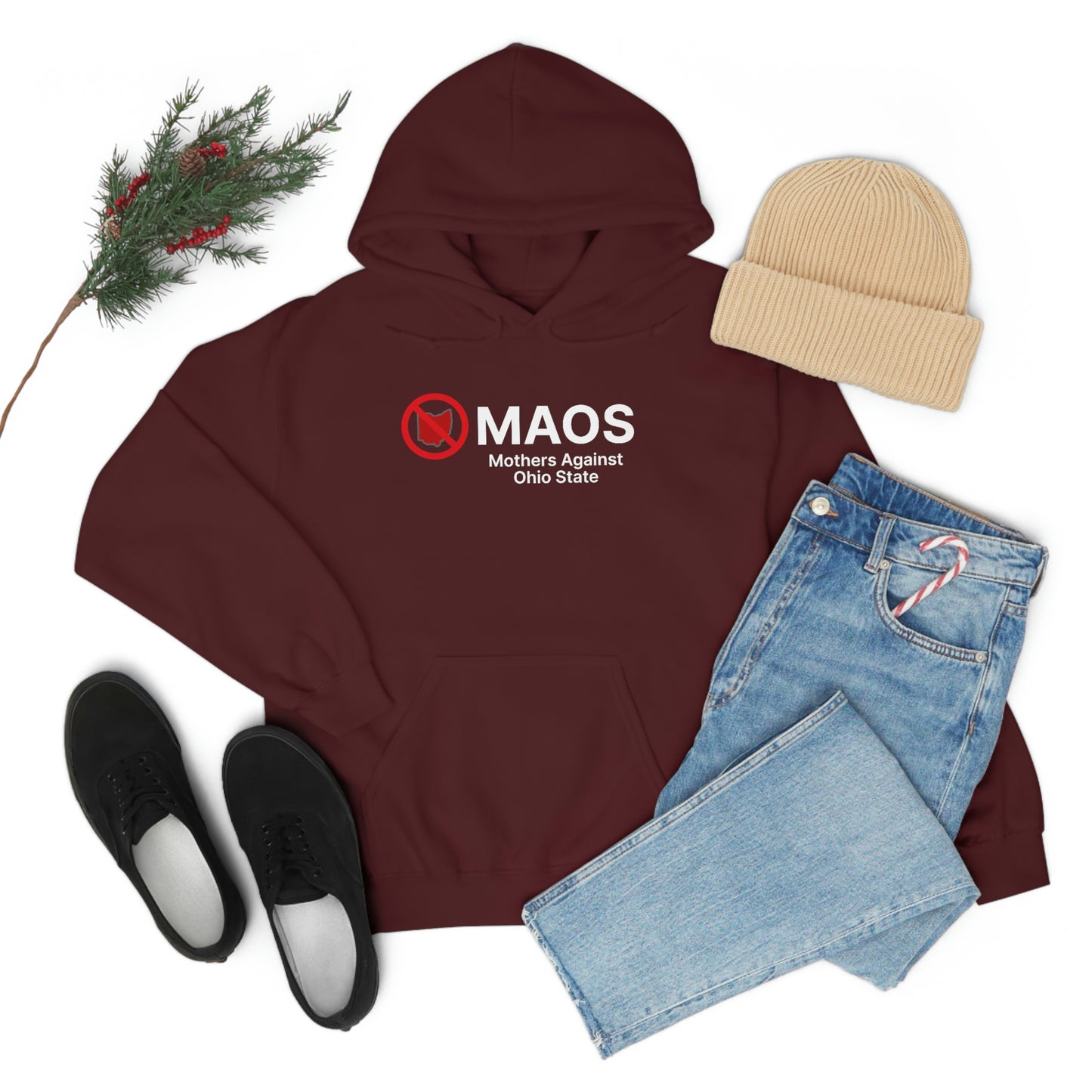 'MAOS Mothers Against Ohio State' Hoodie | Unisex Standard