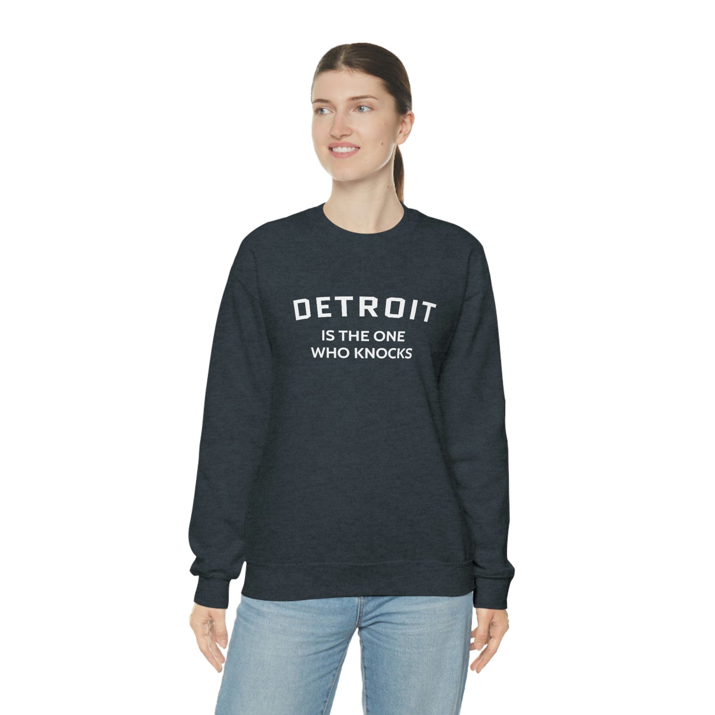 'Detroit is the One Who Knocks' Sweatshirt | Unisex Standard