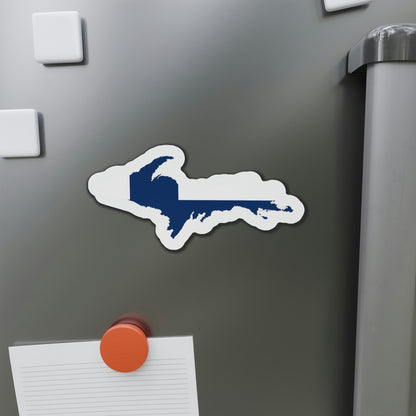 Michigan Upper Peninsula Kiss Cut Magnet (w/ UP Finland Flag Outline)