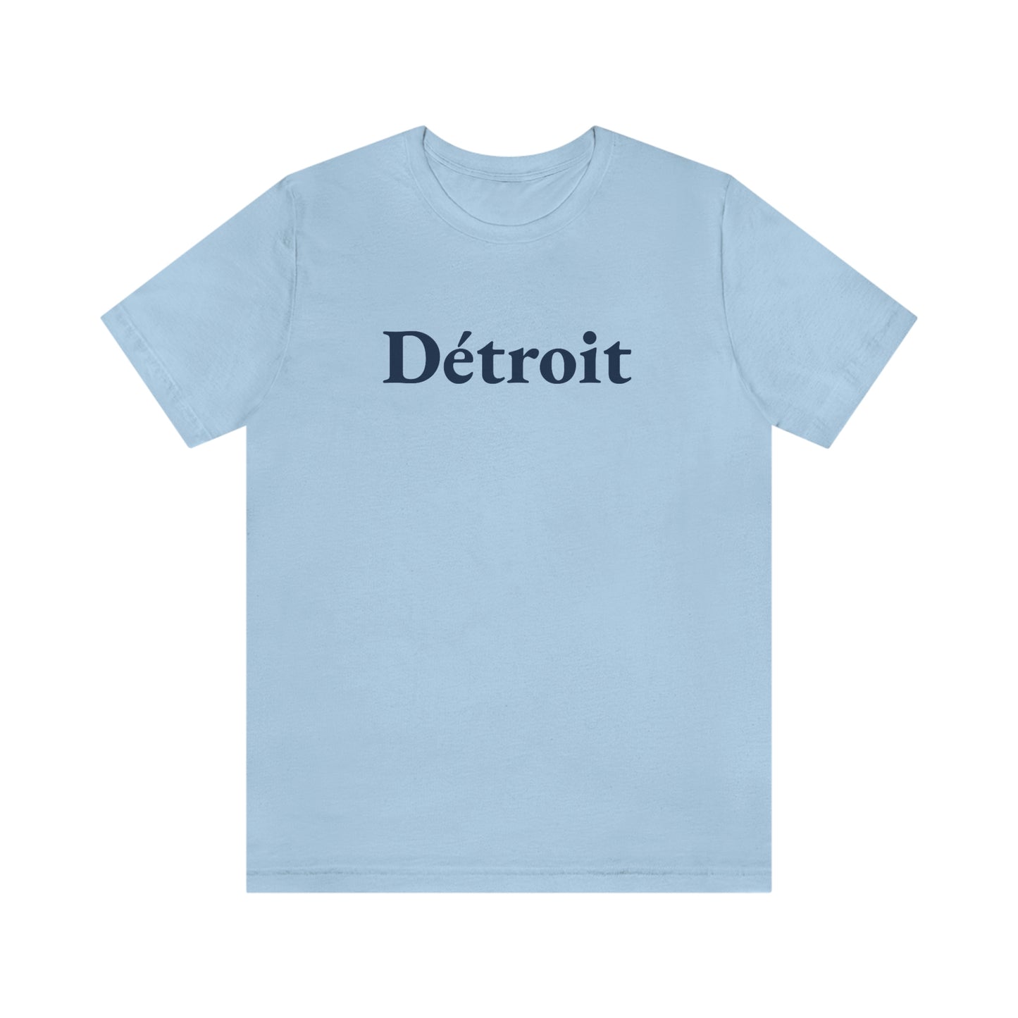 'Détroit' T-Shirt (Garamond Font) | Unisex Standard Fit