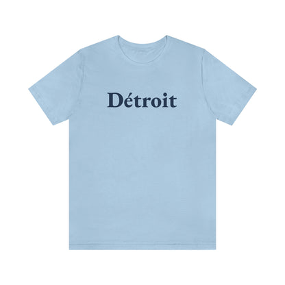 'Détroit' T-Shirt (Garamond Font) | Unisex Standard Fit