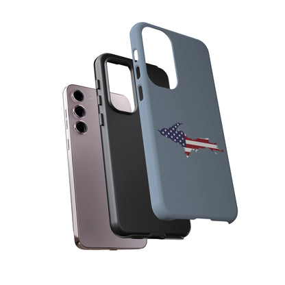 Michigan Upper Peninsula Tough Phone Case (B-24 Liberator w/ UP USA Flag Outline) | Samsung & Pixel Android