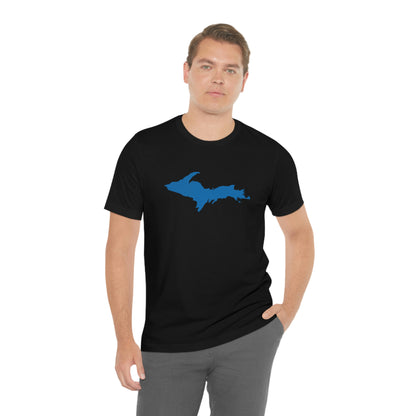 Michigan Upper Peninsula T-Shirt (w/ Azure UP Outline) | Unisex Standard Fit