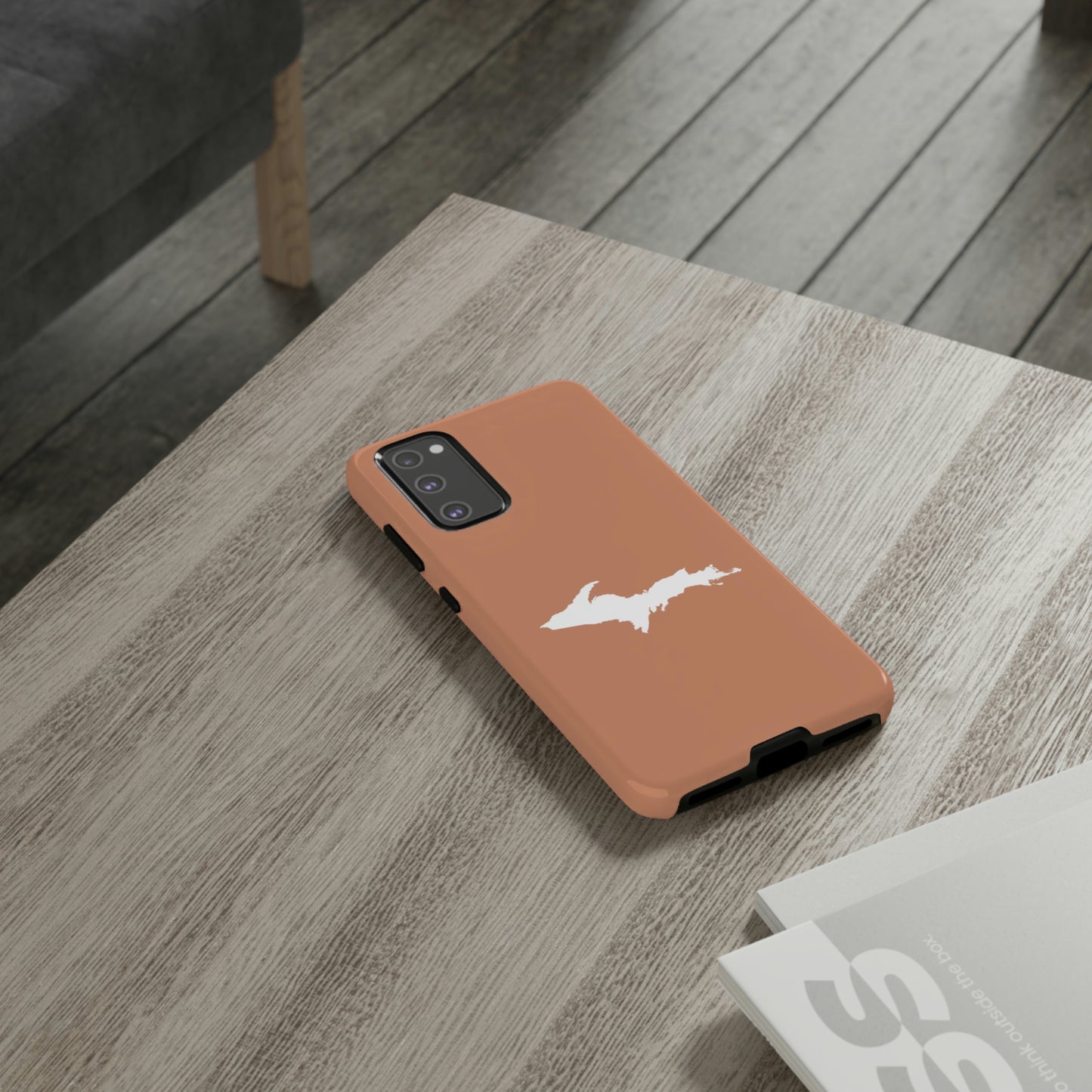 Michigan Upper Peninsula Tough Phone Case (Copper Colored Edition) | Samsung & Pixel Android