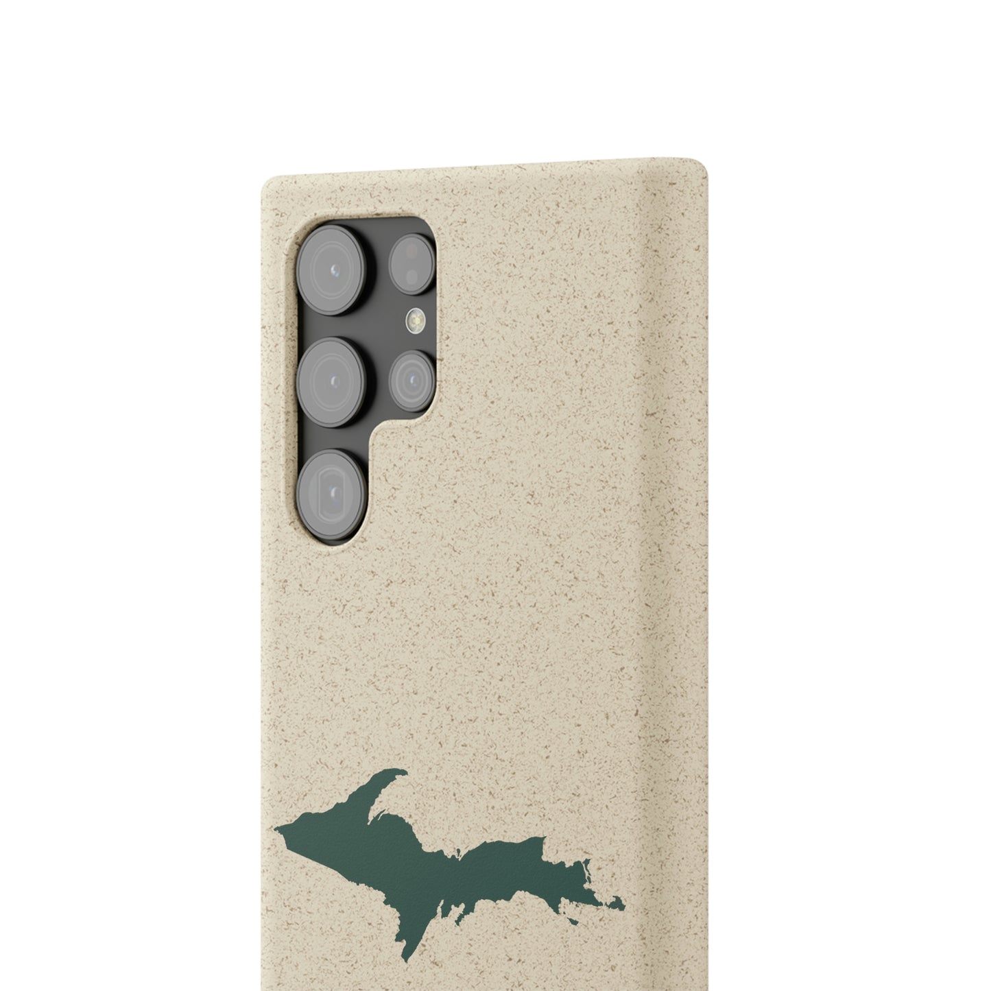 Michigan Upper Peninsula Biodegradable Phone Cases (w/ Green UP Outline) | Samsung Android