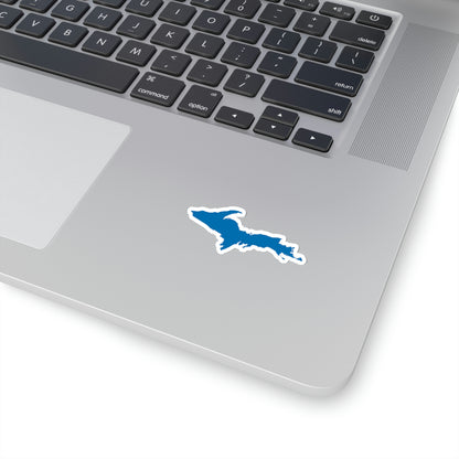 Michigan Upper Peninsula Kiss-Cut Sticker (w/ Azure UP Outline)