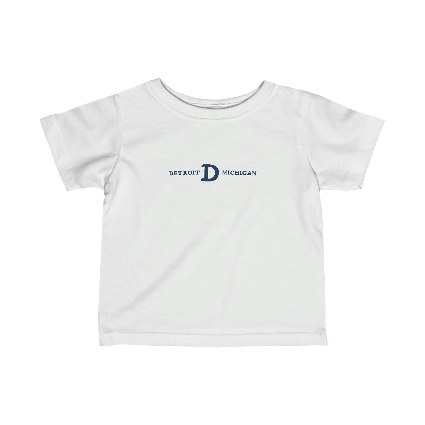 'Detroit Michigan' T-Shirt (w/ Old French D) |  Infant Short Sleeve