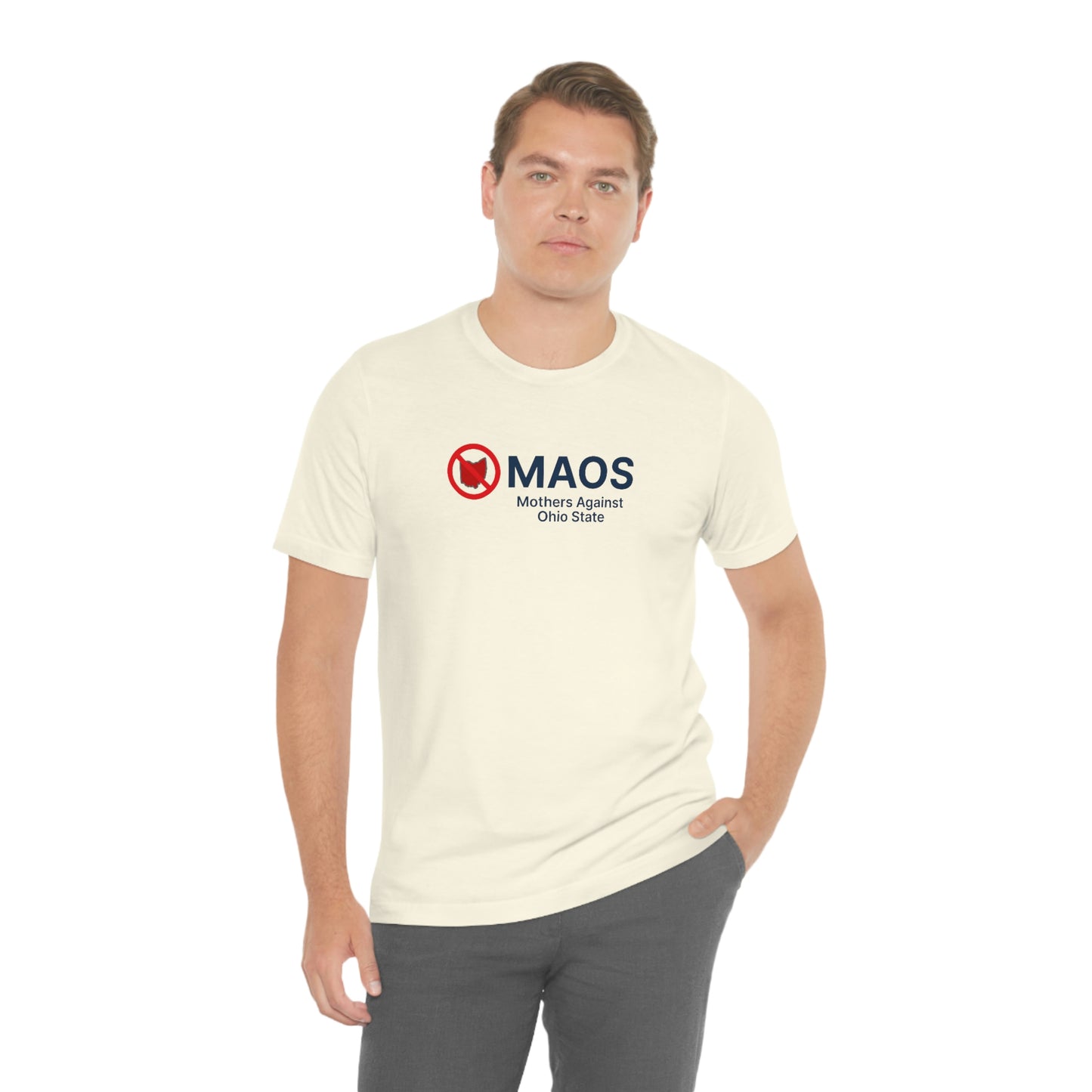 'MAOS Mothers Against Ohio State' T-Shirt | Unisex Standard Fit