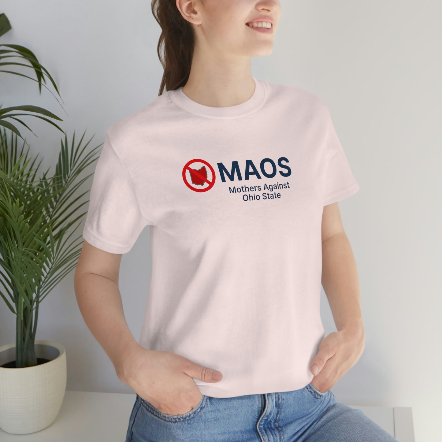 'MAOS Mothers Against Ohio State' T-Shirt | Unisex Standard Fit