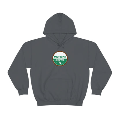 'Michigan Grown' Hoodie (Agricultural Certification Parody) | Unisex Standard